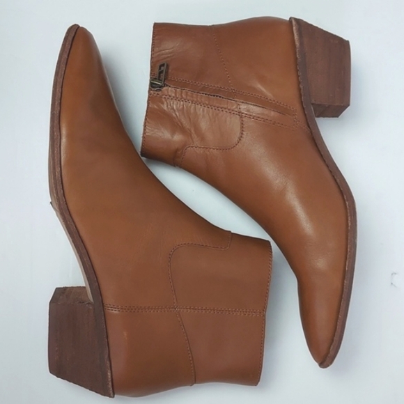 Madewell The Charley Boot in Leather Color Brown English Size 11 - Picture 3 of 16
